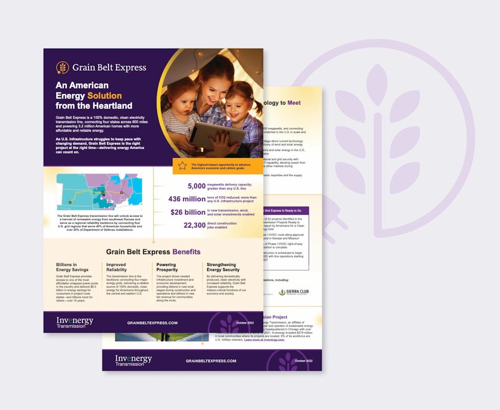 Invenergy gbe one pager